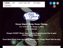 Tablet Screenshot of gooseislandshrimphouse.com